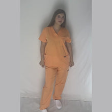Cargar y reproducir el video en el visor de la galería, UNIFORME UNISEX *Hombre/Mujer* DURAZNO KB
