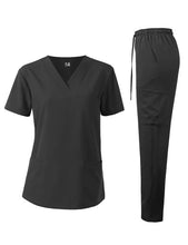 Cargar imagen en el visor de la galería, UNIFORME STRETCH UNISEX KB 4WAY *Hombre/Mujer* NEGRO
