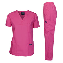Cargar imagen en el visor de la galería, UNIFORME UNISEX *Hombre/Mujer* ROSA FUCSIA KB
